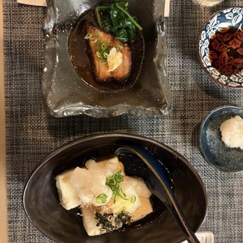 Akira Japanese Restaurant - Butterfish with grated daikon and mochi agedashi tofu - Japanese Near Me - Honolulu, Hawaii