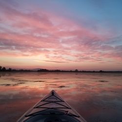 Kayak Bateman - TriCities sunset.