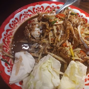 Lao Kitchen - An odd looking dish that may have crab in it - Laotian Near Me - Las Vegas, Nevada