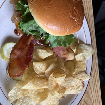 Hilltop Pub and Grill - Tequila BBQ Burger - Pubs Near Me - Stevens Point, Wisconsin