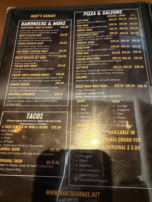 Menu photo 2 Hart's Garage Hampshire, IL Menu photo 2 Hart's Garage Hampshire, IL