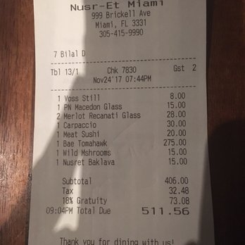 Nusr-Et Steakhouse - Steakhouses Near Me - Miami, Florida Nusr-Et Steakhouse - Steakhouses Near Me - Miami, Florida
