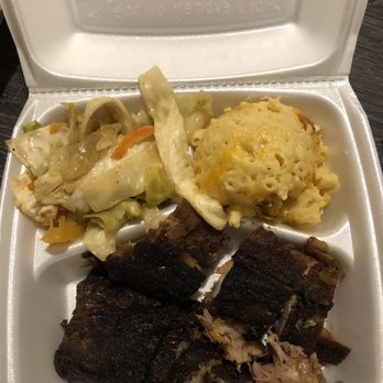 Chef Baker's Place 2 - Jamaican cabbage, rib tips and Mac and cheese. - Food Trucks Near Me - Jonesboro, Georgia
