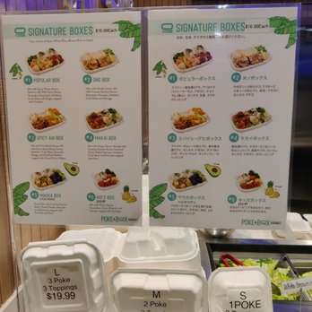 Poke & Box - Menu - Poke Near Me - Honolulu, Hawaii