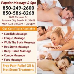 Popular Massage & Spa