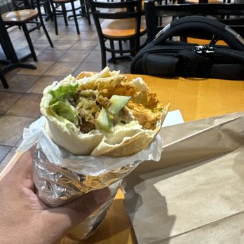 Falafel King - Washington Street - Chicken falafel combo - Middle Eastern Near Me - Boston, Massachusetts