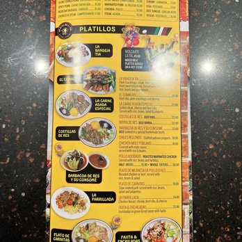 La Casa De La Tia - Menu - Mexican Near Me - Millstone, New Jersey