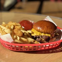 Double up smash burger