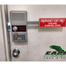 DETEX Commercial Exit Device Installation