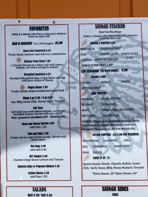 Menu photo 4 The Savage Grill Salmon, ID