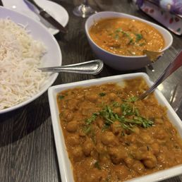 Channa Masala and Butter Chicken Channa Masala and Butter Chicken