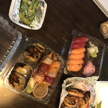 Sushi Fever - Garlic edamame, Something wrong, Blue liner, sushi - Japanese Near Me - Cedar Park, Texas Sushi Fever - Garlic edamame, Something wrong, Blue liner, sushi - Japanese Near Me - Cedar Park, Texas
