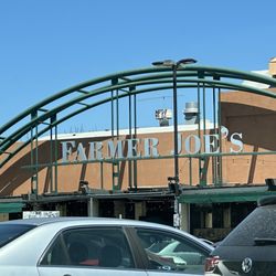 Farmer Joe's Produce & Market Place - The Front sign in the general parking lot.