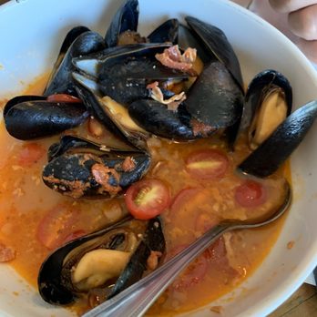 Local Break - Mussels & Clam party. We ate clams. Delicious broth. - New American Near Me - Eastham, Massachusetts