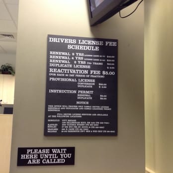 Satellite City Hall - 1-29-2015, updated fees - Departments of Motor Vehicles Near Me - Honolulu, Hawaii