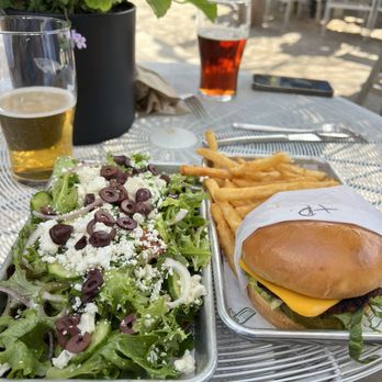 Green Cheek Beer Co. - Mediterranean Salad and Veggie Burger - Breweries Near Me - Oceanside, California Green Cheek Beer Co. - Mediterranean Salad and Veggie Burger - Breweries Near Me - Oceanside, California