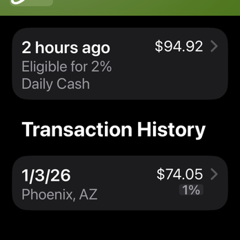 Seasons 52 - My charge for a takeout order. - New American Near Me - Phoenix, Arizona