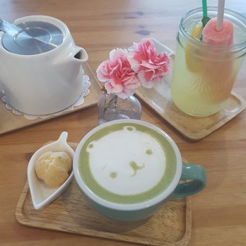 Cafe Maji - Matcha latte, hot tea, and fruity drink with screw bar popsicle - Coffee & Tea Near Me - Artesia, California