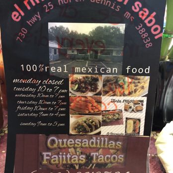 El Rinconcito Del Sabor - Local's hole-in-the-wall joint! - Mexican Near Me - Dennis, Mississippi El Rinconcito Del Sabor - Local's hole-in-the-wall joint! - Mexican Near Me - Dennis, Mississippi