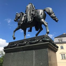 Carl-August-Denkmal - Carl-August-Denkmal pomnik Statue socha krala Augusta Weimar