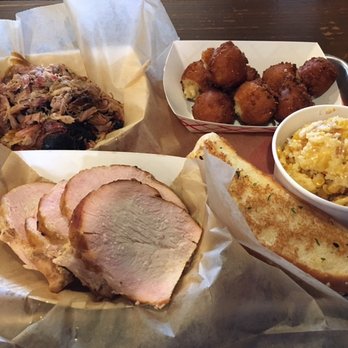 City Barbeque - Pick 2 Meats meal w/awesome pulled pork & turkey breast, crunchy hushpuppies & the BEST corn pudding. I loved this meal!!! - Barbeque Near Me - Beavercreek, Ohio City Barbeque - Pick 2 Meats meal w/awesome pulled pork & turkey breast, crunchy hushpuppies & the BEST corn pudding. I loved this meal!!! - Barbeque Near Me - Beavercreek, Ohio