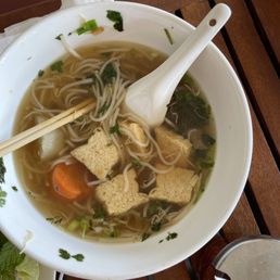 Bún nước lèo chay Bún nước lèo chay