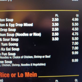 Tony's Fusion West - The menu that I was told is wrong with my soup only coming in small size - Asian Fusion Near Me - Westhampton Beach, New York Tony's Fusion West - The menu that I was told is wrong with my soup only coming in small size - Asian Fusion Near Me - Westhampton Beach, New York