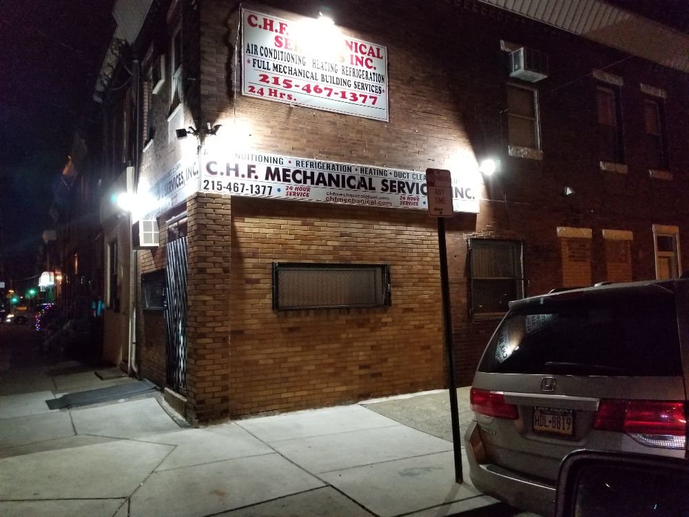 Slide of CHF Mechanical Services