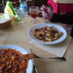 Miralonga - Gnocchi fatti in casa con porcini e salsiccia piccante