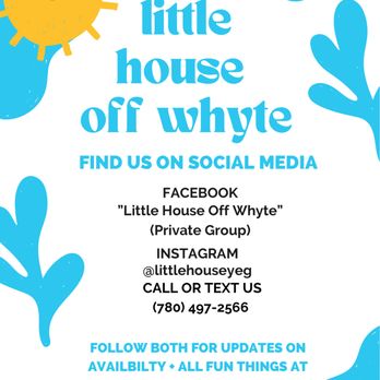 Little House Off Whyte - Information on social
Media sites - Waxing Near Me - Edmonton, Alberta Little House Off Whyte - Information on social
Media sites - Waxing Near Me - Edmonton, Alberta