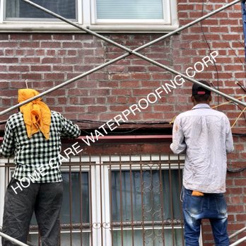 Home Care Waterproofing - Insert the window lintel in side the wall - Waterproofing Near Me - Brooklyn, New York Home Care Waterproofing - Insert the window lintel in side the wall - Waterproofing Near Me - Brooklyn, New York