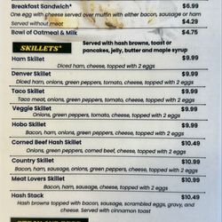 Two Rivers Family Restaurant - Menu