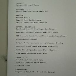 Summer menu Summer menu