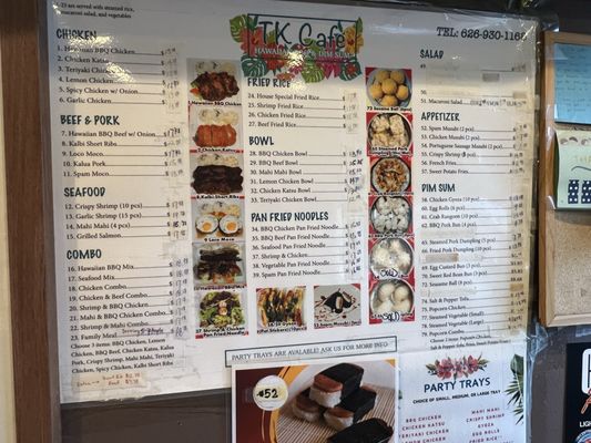 Menu photo 2 TK Cafe Monrovia, CA Menu photo 2 TK Cafe Monrovia, CA