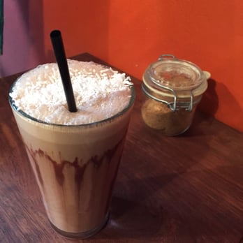 Kwila - Kokomo $8. Chocolate, coconut butter, espresso, ice cream and milk - Coffee Roasteries Near Me - Surry Hills, NSW