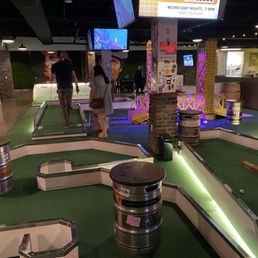 Shockingly small mini golf course.
