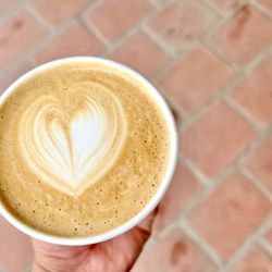 Bear Coast Coffee - Vanilla Nutmeg Latte. Sweet vanilla with nutmeg notes and a frothy heart to make you feel loved. This is pretty damn good.