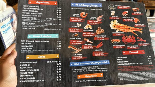 Menu photo 4 The Juicy Seafood Aurora, CO Menu photo 4 The Juicy Seafood Aurora, CO