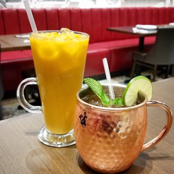 ThairoomGrand - Thai iced tea with a shot of Bailey's, and Watermelon Mojito - Thai Near Me - Toronto, Ontario