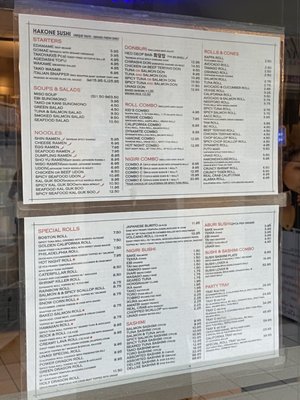 Menu photo 1 Hakone Sushi Bar Coquitlam, BC