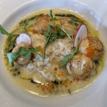 Mariposa - My Scallop Entree with Risotto. - New American Near Me - Honolulu, Hawaii