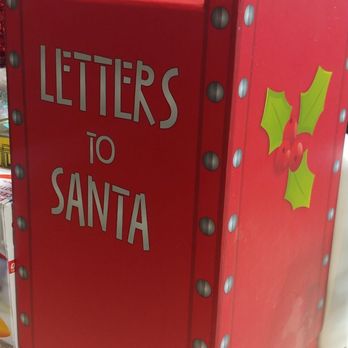Huddle House - a red mailbox with letters to santa written on it - Breakfast & Brunch Near Me - Lakeland, Georgia