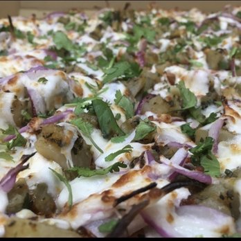 Curry Pizza House Manteca - Aloo chat pizza - Pizza Near Me - Manteca, California