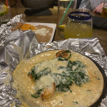Monarca Cantina - Chicken and Shrimp dish. Good. A little too much cheese. - Mexican Near Me - Medina, Ohio Monarca Cantina - Chicken and Shrimp dish. Good. A little too much cheese. - Mexican Near Me - Medina, Ohio