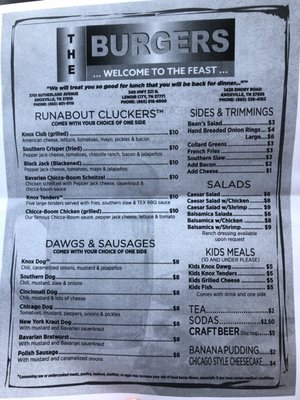 Menu photo 8 The Burgers Lenoir City, TN