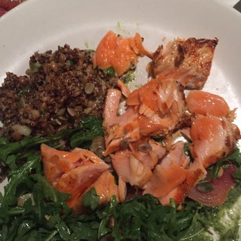 True Food Kitchen - Salmon - undercooked - you can see for yourself - Vegetarian Near Me - Pasadena, California True Food Kitchen - Salmon - undercooked - you can see for yourself - Vegetarian Near Me - Pasadena, California