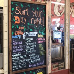 Coffee - Hardware on The Square - Our Menu Board