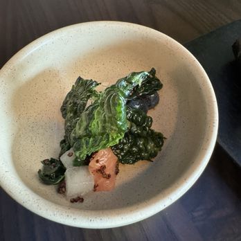 Uchiko Plano - Dinosaur kale. Soo good - Japanese Near Me - Plano, Texas
