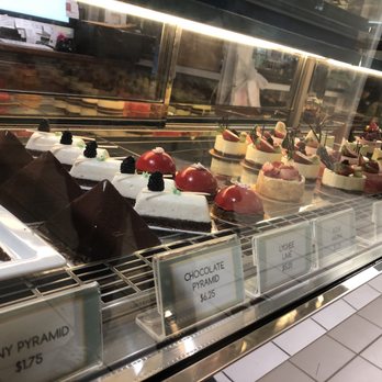 Tiny Pyramid - Part of their dessert case - Cafes Near Me - Honolulu, Hawaii