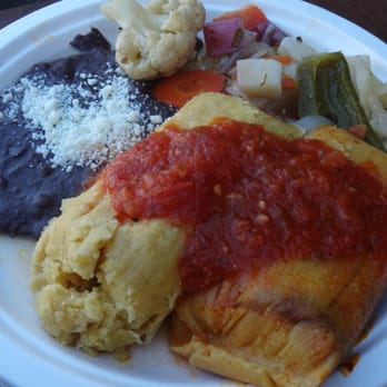 Primavera - Tamale Plate w/ Butternut Squash & Monterey Cheese and Maurilias Pork. - Mexican Near Me - San Francisco, California